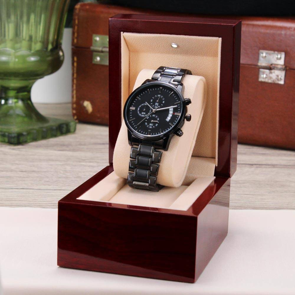 To My Husband | Gift for Husband |Husband Gift Idea |Engraved Watch |  Birthdays or Anniversaries