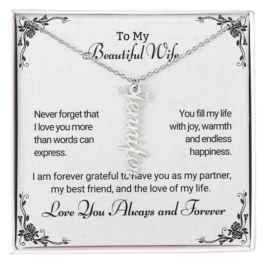 To My Wife | Gift from Husband |To My Beautiful Wife | Wife Birthday | Mother's Day |Valentine's Day | Anniversary Gift