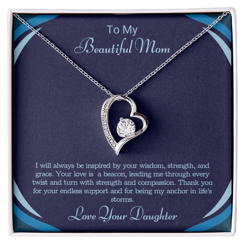 To Mom from Daughter. I will always be inspired by your wisdom, strength, | Gift for Mom| Mother's Day | Birthday Gift.
