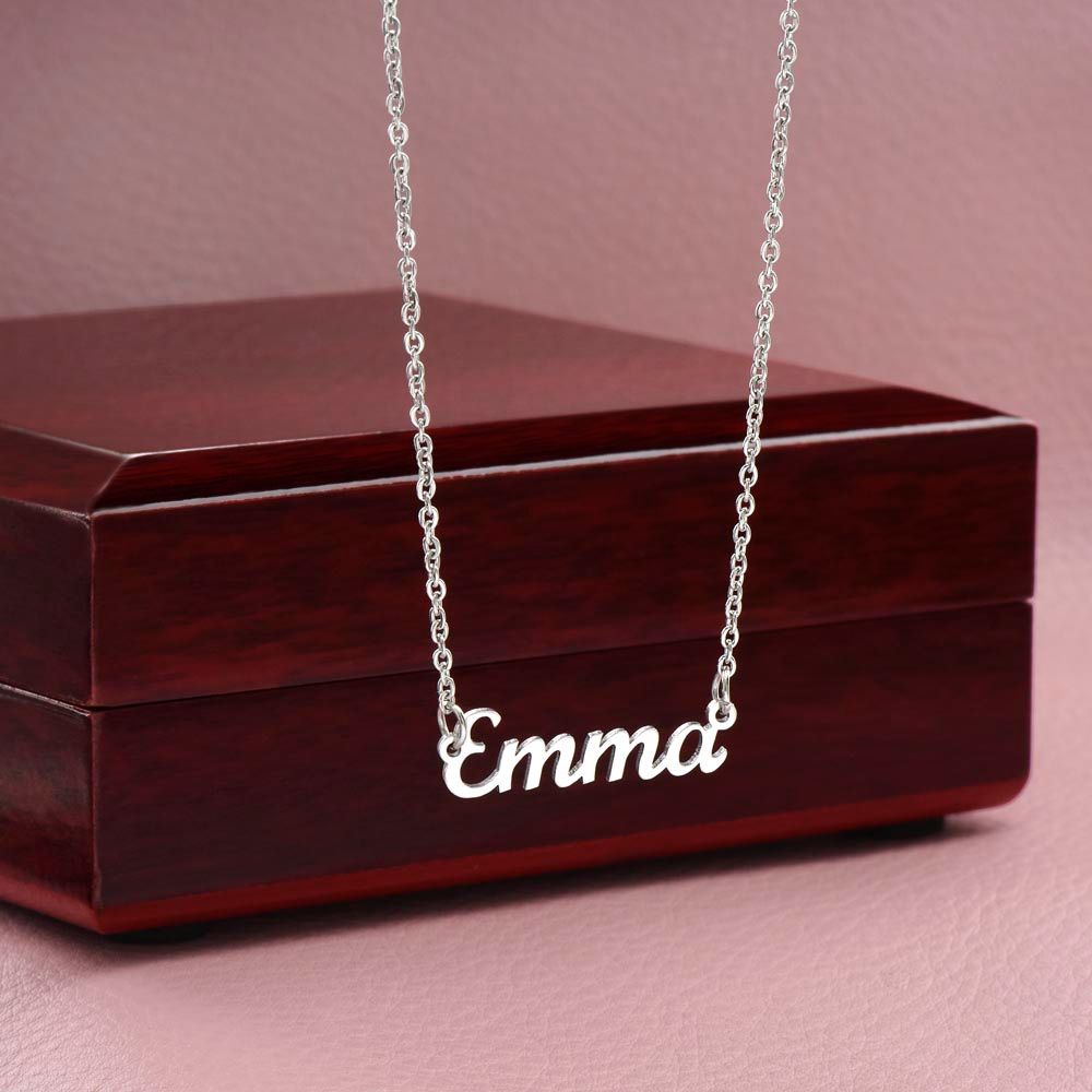Wife, Soulmate, Custom Name Necklace Personalized Gifts.